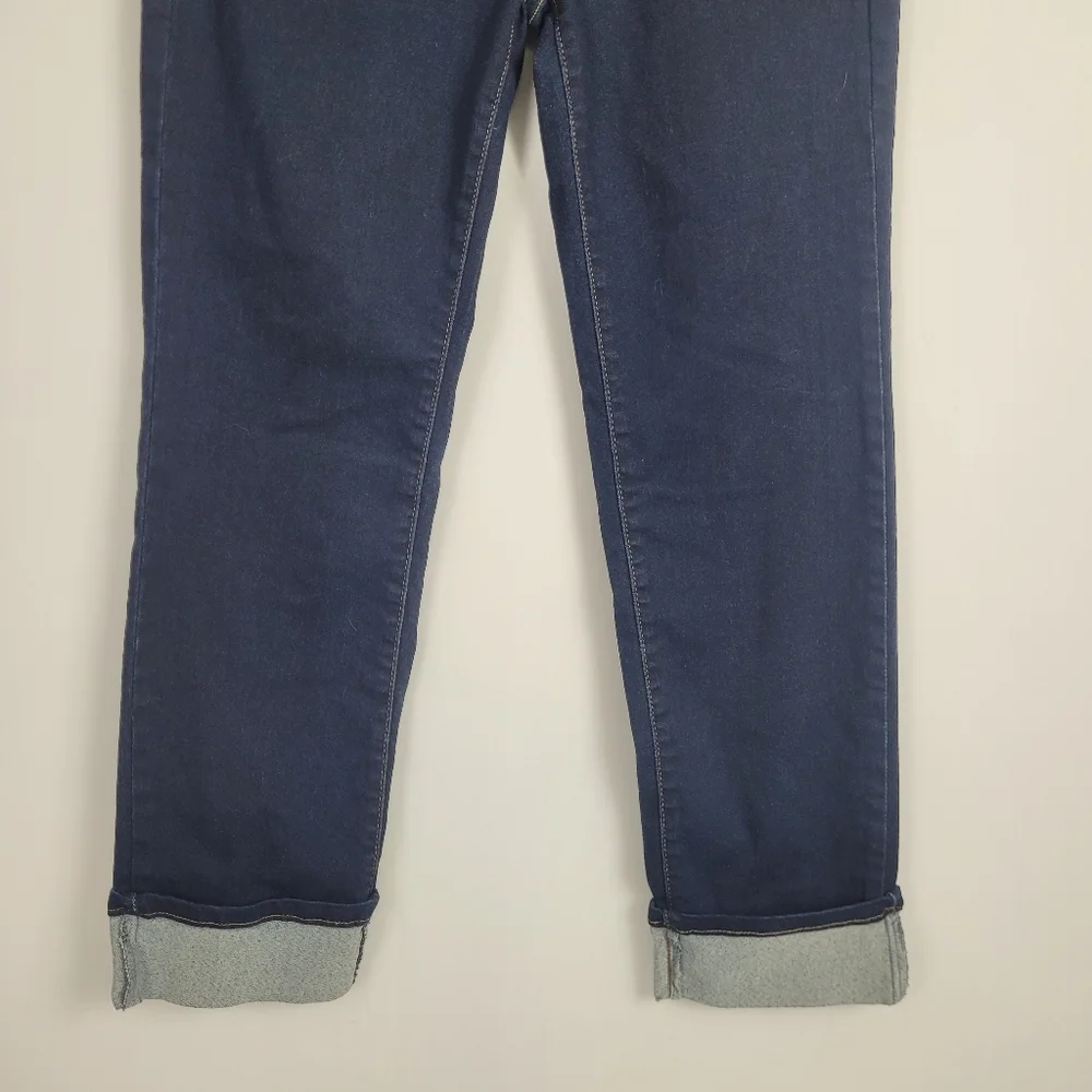 Angels Forever Young Ever Luxe Deep Cuff Straight Ankle Jeans Size 6/ 28 - Picture 11 of 15